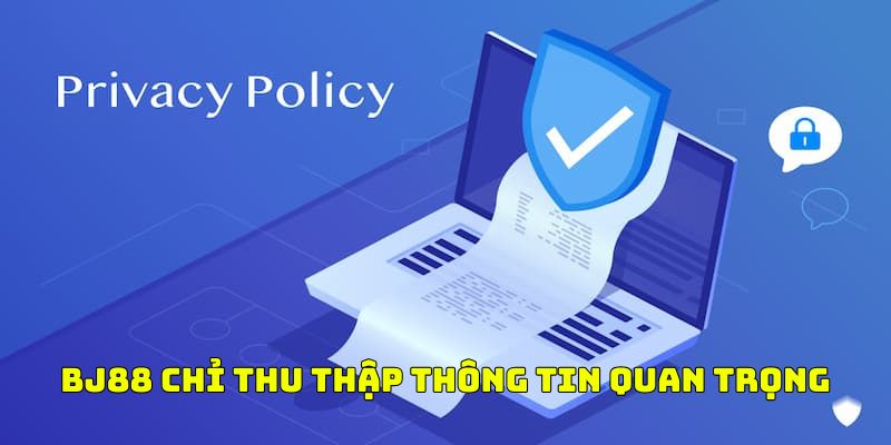 BJ88 đảm bảo chỉ thu thập những thông tin quan trọng