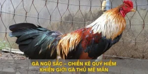 Gà Ngũ Sắc – Chiến Kê Quý Hiếm Khiến Giới Gà Thủ Mê Mẩn