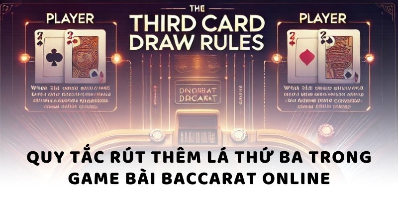 Quy tắc rút thêm lá thứ ba trong game bài Baccarat BJ88