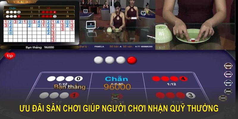 Ưu đãi sân chơi giúp người chơi nhận quỹ thưởng, tăng cơ hội tài chính